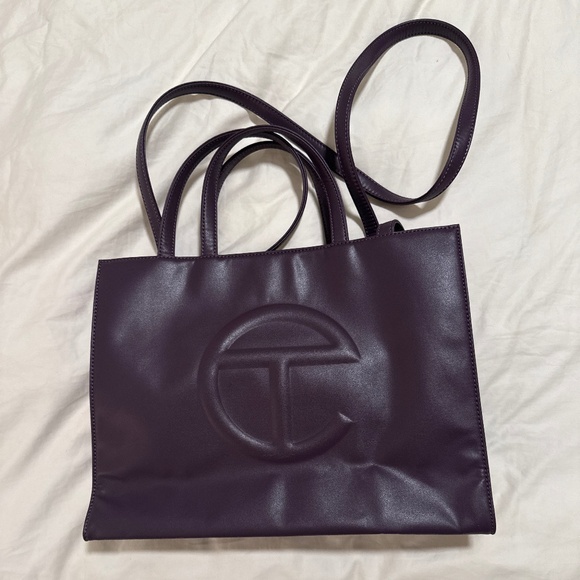 Telfar Purple Tote Bag Medium - Picture 1 of 3